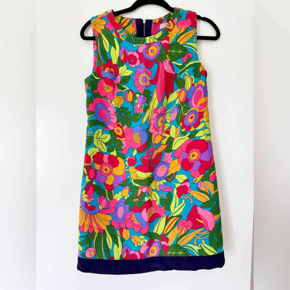 Sandro colorful dress size 2